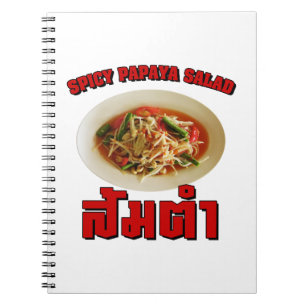 Spicy Papaya Salad [Som Tam] ... Thai Lao Food Notebook