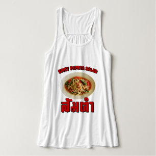 Spicy Papaya Salad [Som Tam] ... Thai Lao Food Singlet