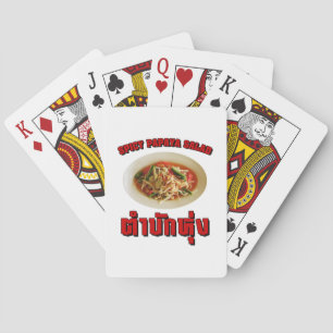 Spicy Papaya Salad [Tam Mak Hung] Isaan Dialect Playing Cards