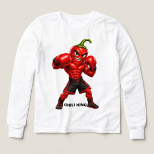 Spicy Power – Muscular Chili Pepper Boxer Funny