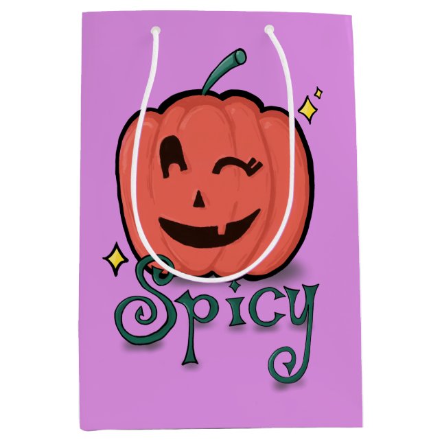 Spicy Pumpkin Spice Medium Gift Bag (Front)