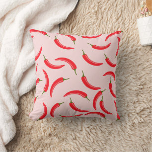 Spicy Red Chilli Pattern Cushion