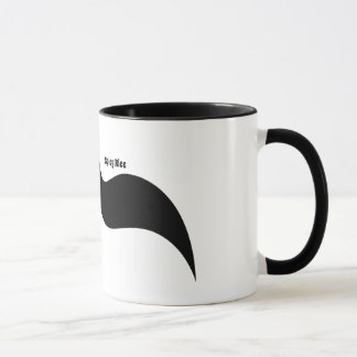 Spicy Rice Font Parenthese Moustache Mug