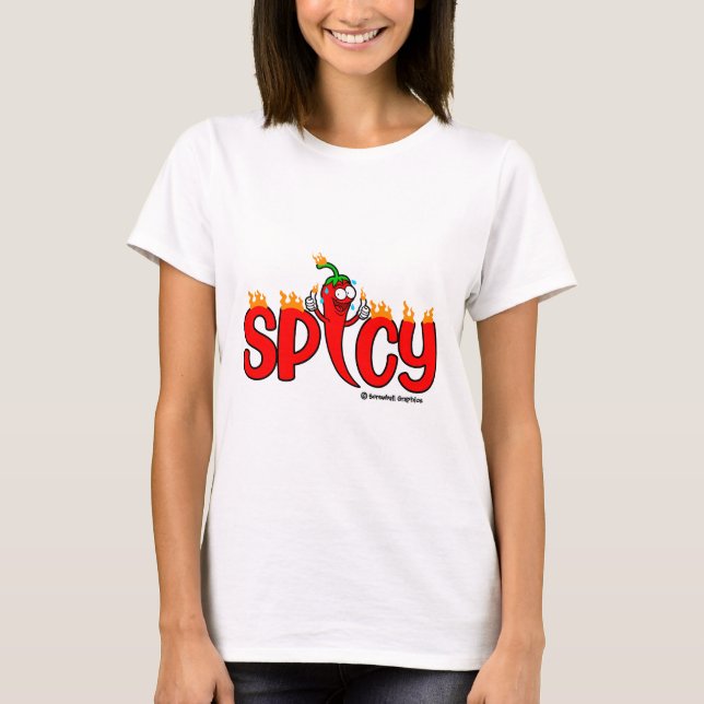 SPICY Screwball Graphics T-Shirt (Front)