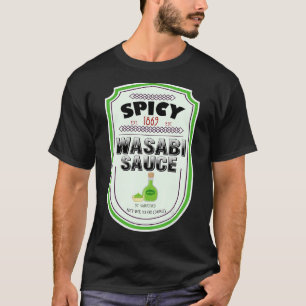 Spicy Wasabi Sauces Bottle T-Shirt