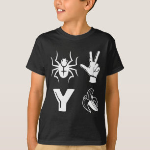 Spider 2 Y Banana Shirt Funny Football Lover Playe