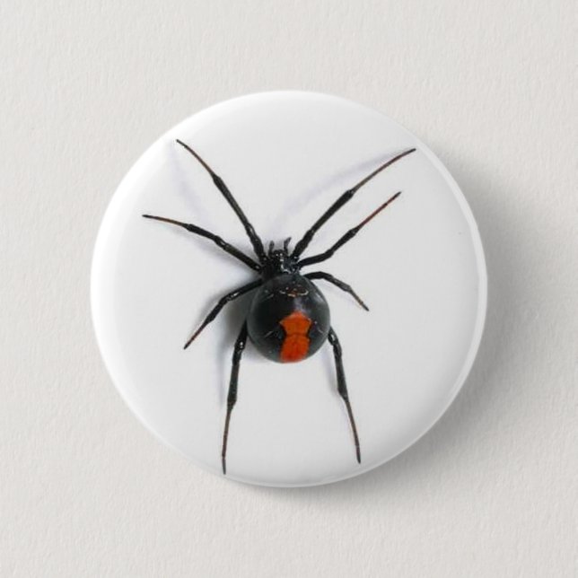 Spider 6 Cm Round Badge (Front)
