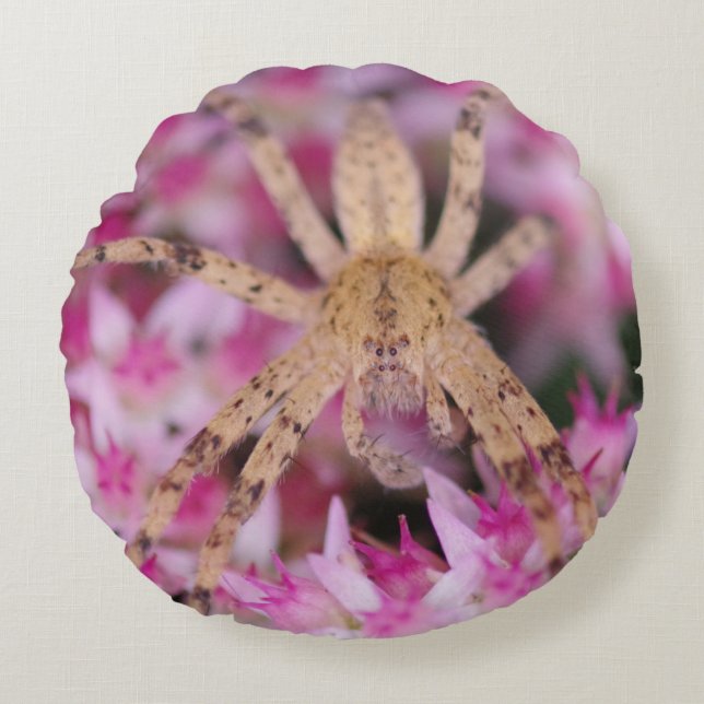 Spider and Flowers Pillow (Front)