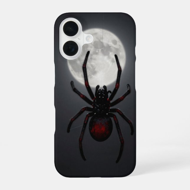 Spider and Full Moon Dark Gothic Case (Back)