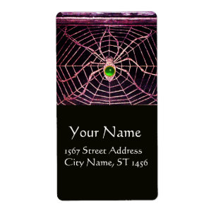 SPIDER AND WEB Green Emerald Black