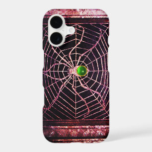 SPIDER AND WEB Green Emerald Black
