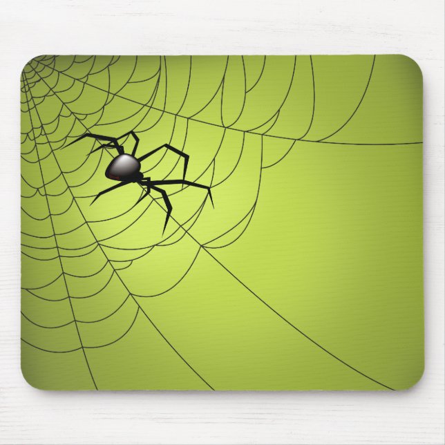 Spider and Web Mouse Pad (Front)