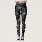 Spider and Web Pattern Leggings