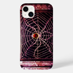 SPIDER AND WEB Red Ruby Black Case-Mate iPhone 14 Plus Case