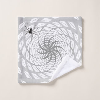 Spider and Web Wash Cloth