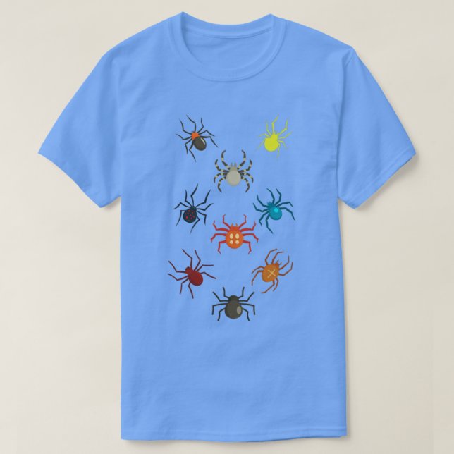 Spider Animals Halloween Gift Spider T-Shirt (Design Front)