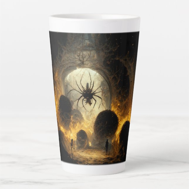 Spider Apocalypse Latte Mug  (Front)