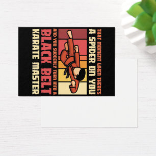 Spider Black Belt Karate Master