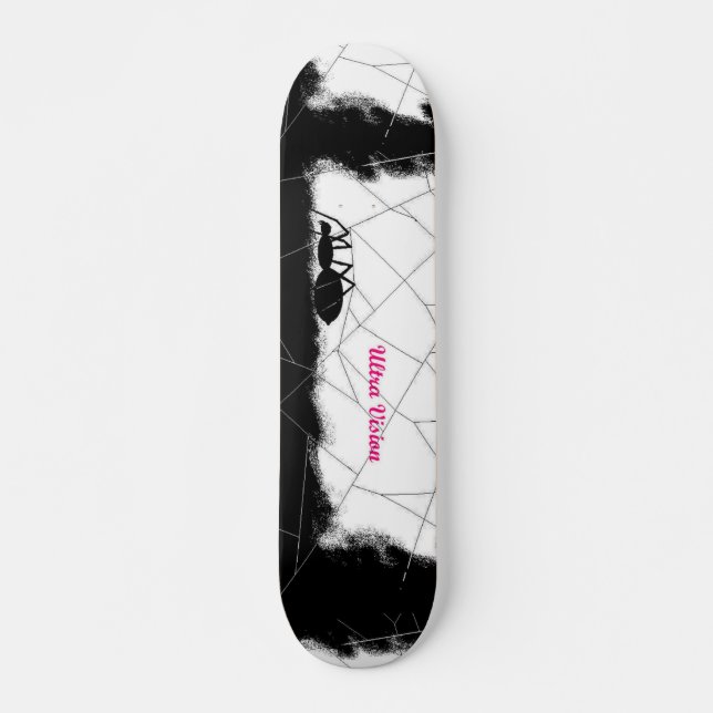 Spider board with logo. skateboard (Front)