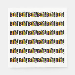 Spider BOO Halloween Napkin