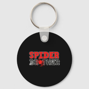 Spider Brother Kid Spidey Birthday Matching Family Key Ring