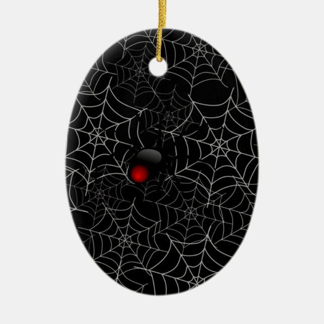 spider ceramic tree decoration (Front)
