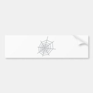 spider cobweb spiderweb bumper sticker
