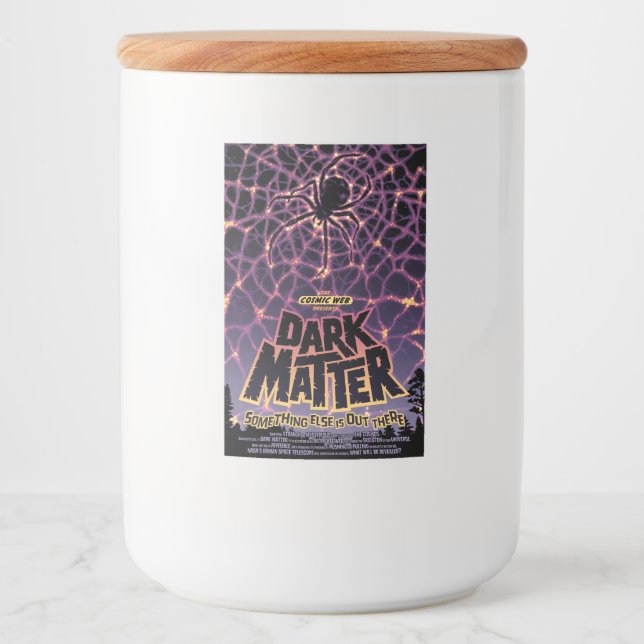 Spider Cosmic Web, Halloween Galaxy of Horrors Food Label (Front)