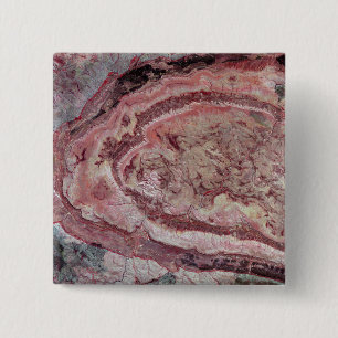 Spider Crater, Western Australia 15 Cm Square Badge