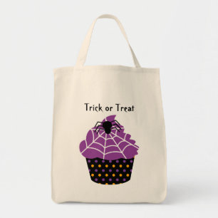 Spider cupcake Halloween loot bag