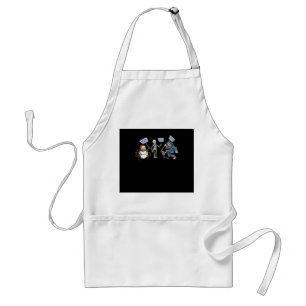 Spider Dead skull Running Skeleton Snowman Spider Standard Apron