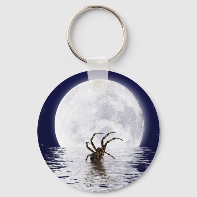Spider Design Gifts Key Ring (Front)
