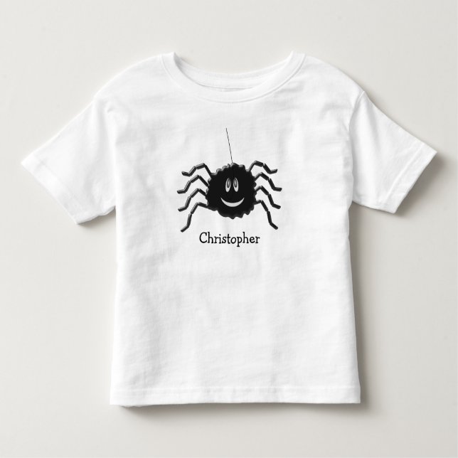 Spider Design Toddler T-Shirt (Front)