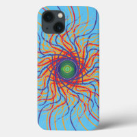 Spider eye / Sky blue BG