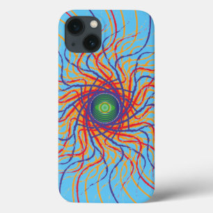 Spider eye  / Sky blue BG iPhone 13 Case