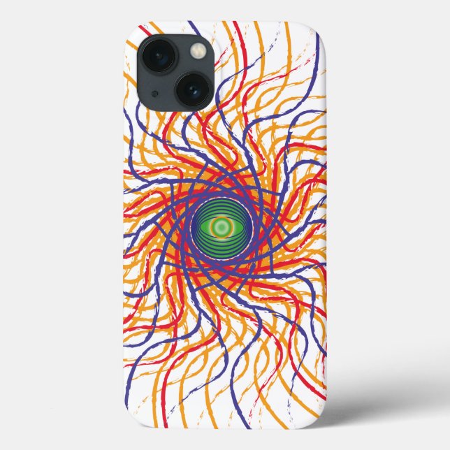 Spider eye  / White BG Case-Mate iPhone Case (Back)