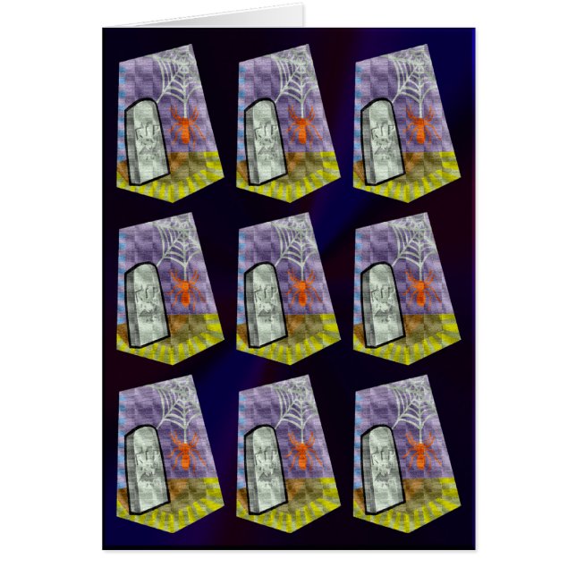 Spider from the Web and a RIP Marker Pattern (Front)