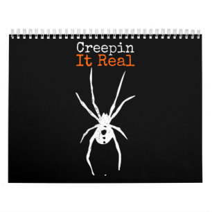 Spider G Funny Halloween Costume - Creepin It Real Calendar