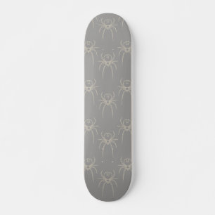 Spider - Ghost Grey and Bone White Skateboard