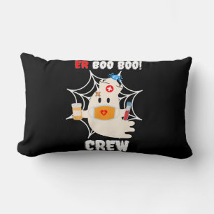 Spider Gift   Boo Crew Nurse Halloween Cute Spider Lumbar Cushion