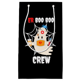 Spider Gift   Boo Crew Nurse Halloween Cute Spider Small Gift Bag