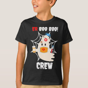 Spider Gift Boo Crew Nurse Halloween Cute Spider T-Shirt