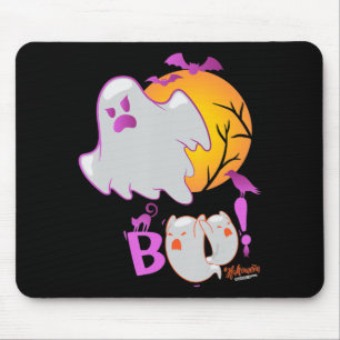 Spider Gift Boo Ghost Bats Spider Creepy Halloween Mouse Pad