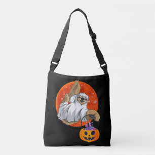 Spider Gift Boo Halloween With Pumpkin Crossbody Bag