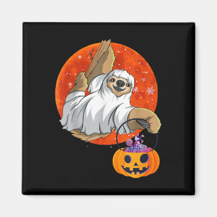 Spider Gift Boo Halloween With Pumpkin Magnet