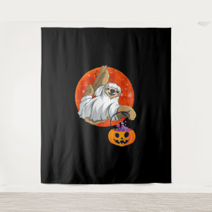 Spider Gift Boo Halloween With Pumpkin Tapestry