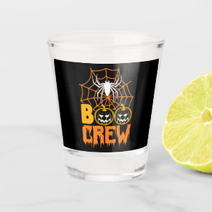 Spider Gift Boo Pumpkin Halloween Spider Boo Crew Shot Glass
