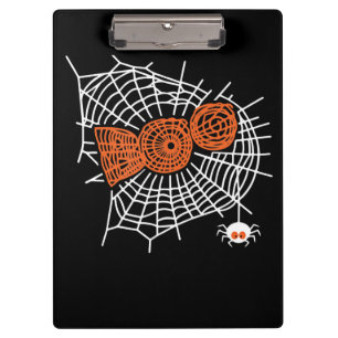 Spider Gift Boo Spider Web For Woman Funny Clipboard