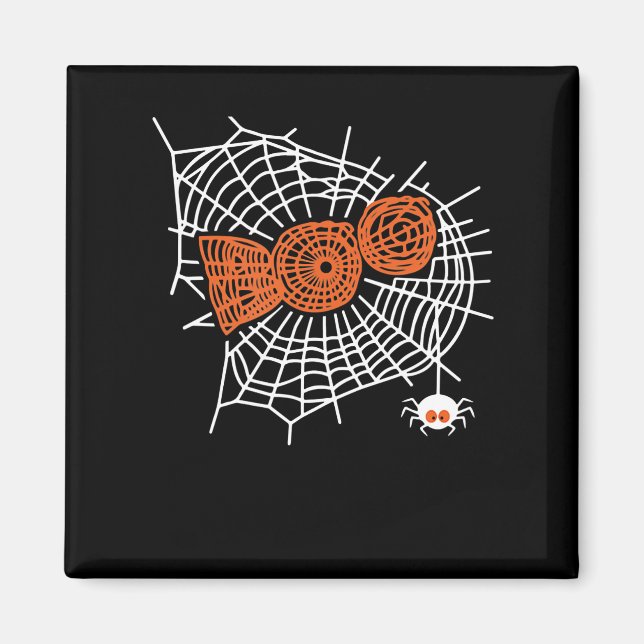 Spider Gift | Boo Spider Web For Woman Funny Magnet (Front)