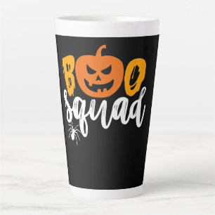 Spider Gift Boo Squad - Pumpkin Spider Halloween Latte Mug